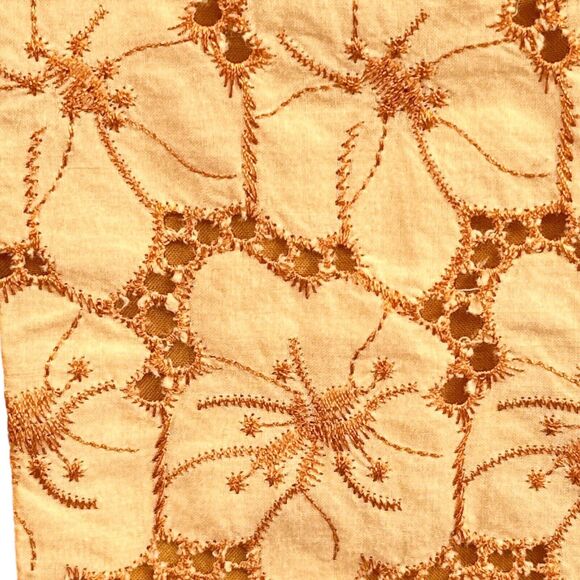 Miss Me Dress Lg Mustard Yellow Sleeveless Boho Beachy Floral Western Cowgirl - Picture 6 of 16